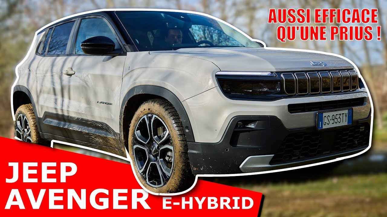 JEEP AVENGER e-HYBRID : l'hybride 48V aussi efficace qu'une Toyota Prius !
