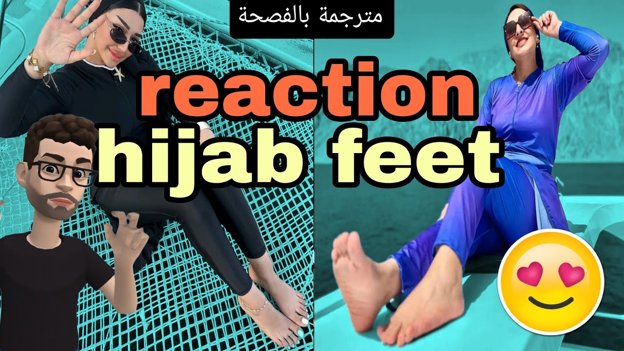 REACTION / HIJAB FEET 😍😍👠👠