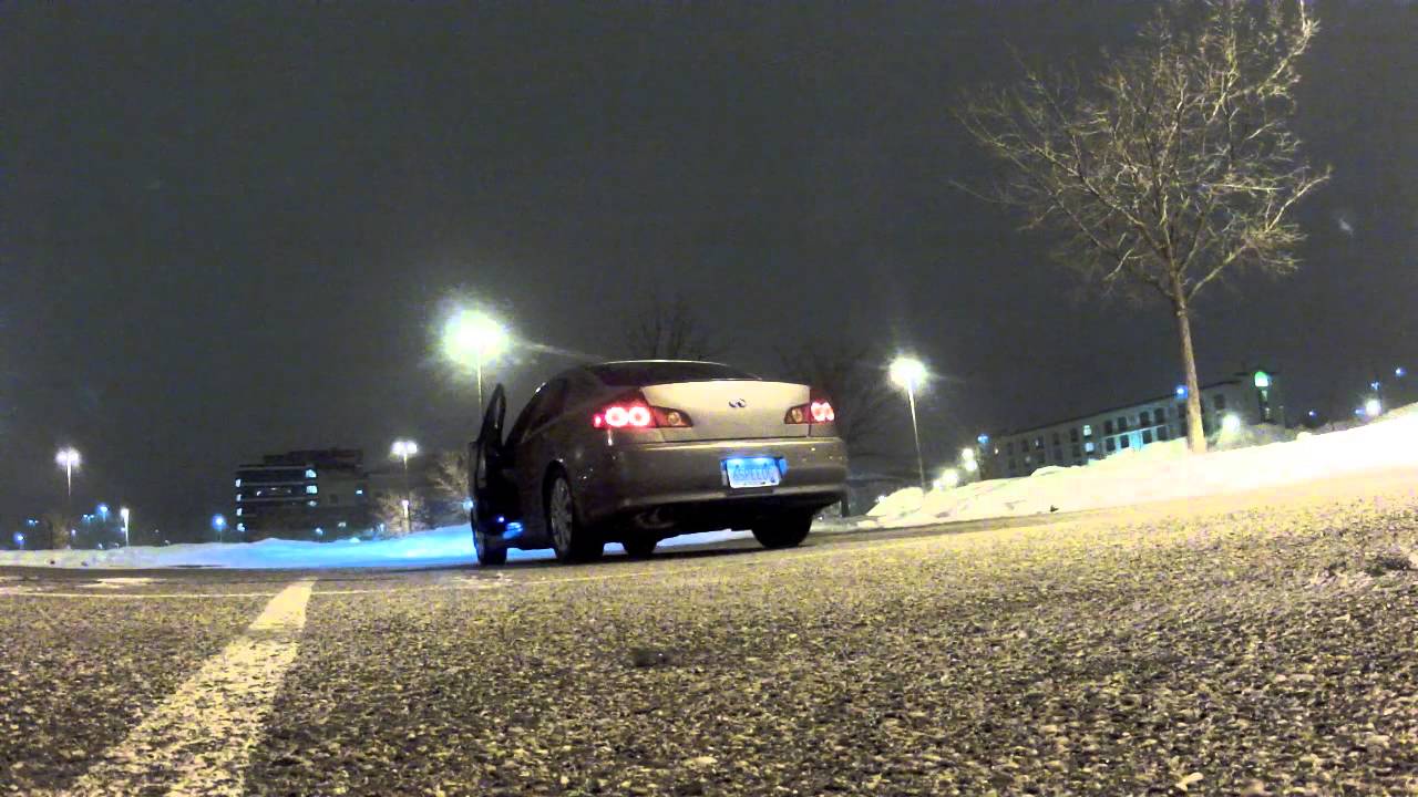 G35 Sedan FI RHFC and Megan Racing OE-RS exhaust revs