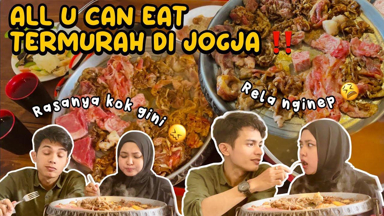 ALL U CAN EAT TERMURAH DI JOGJA⁉️ RELA NGINEP‼️CARA MAKAN ALL YOU CAN EAT ANTI BONCOS 😮‍💨