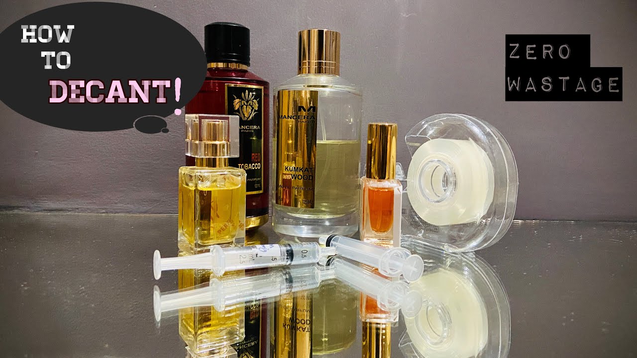 HOW TO DECANT YOUR PERFUMES🔥| simple and easy ways to decant | HT Carry fragrances while traveling