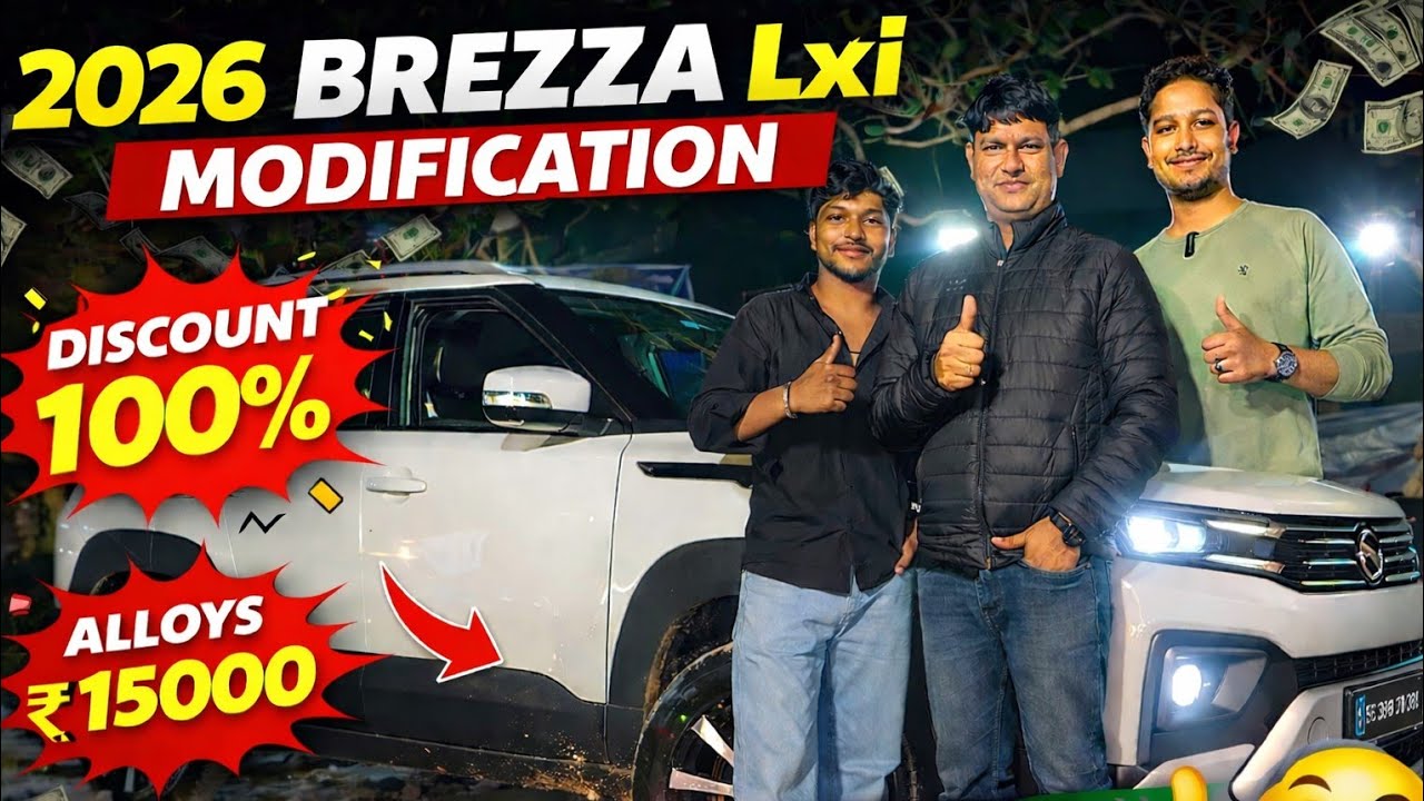 2026 brezza lxi base to top modification ✅ Brezza Base To Top Modified ✅ Brezza Modification 2026