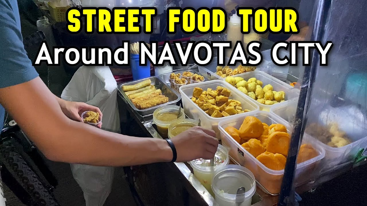FILIPINO STREET FOOD TOUR Around NAVOTAS CITY | Street Foods in the Philippines