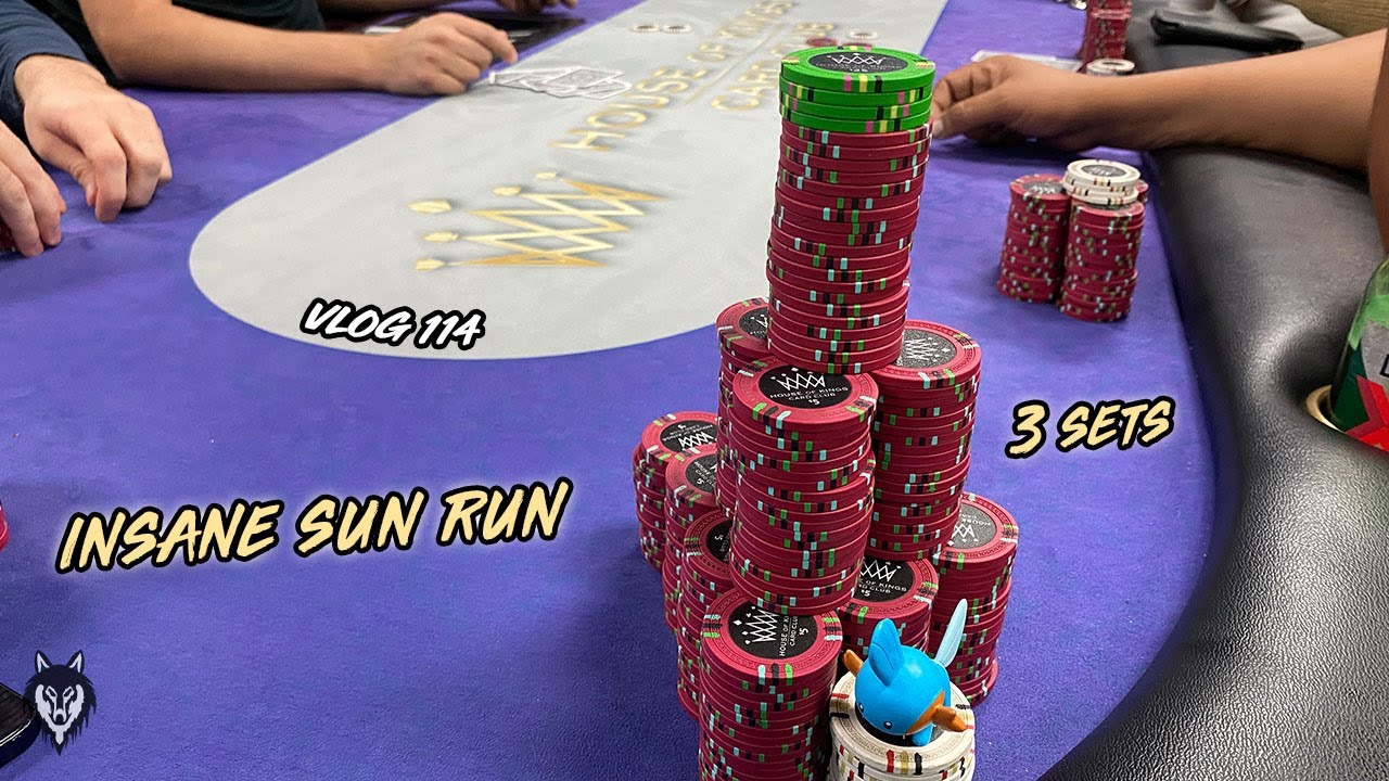 Heater in El Paso!! 3 Sets, Flopped Straight & Boat!! | Poker Vlog #114