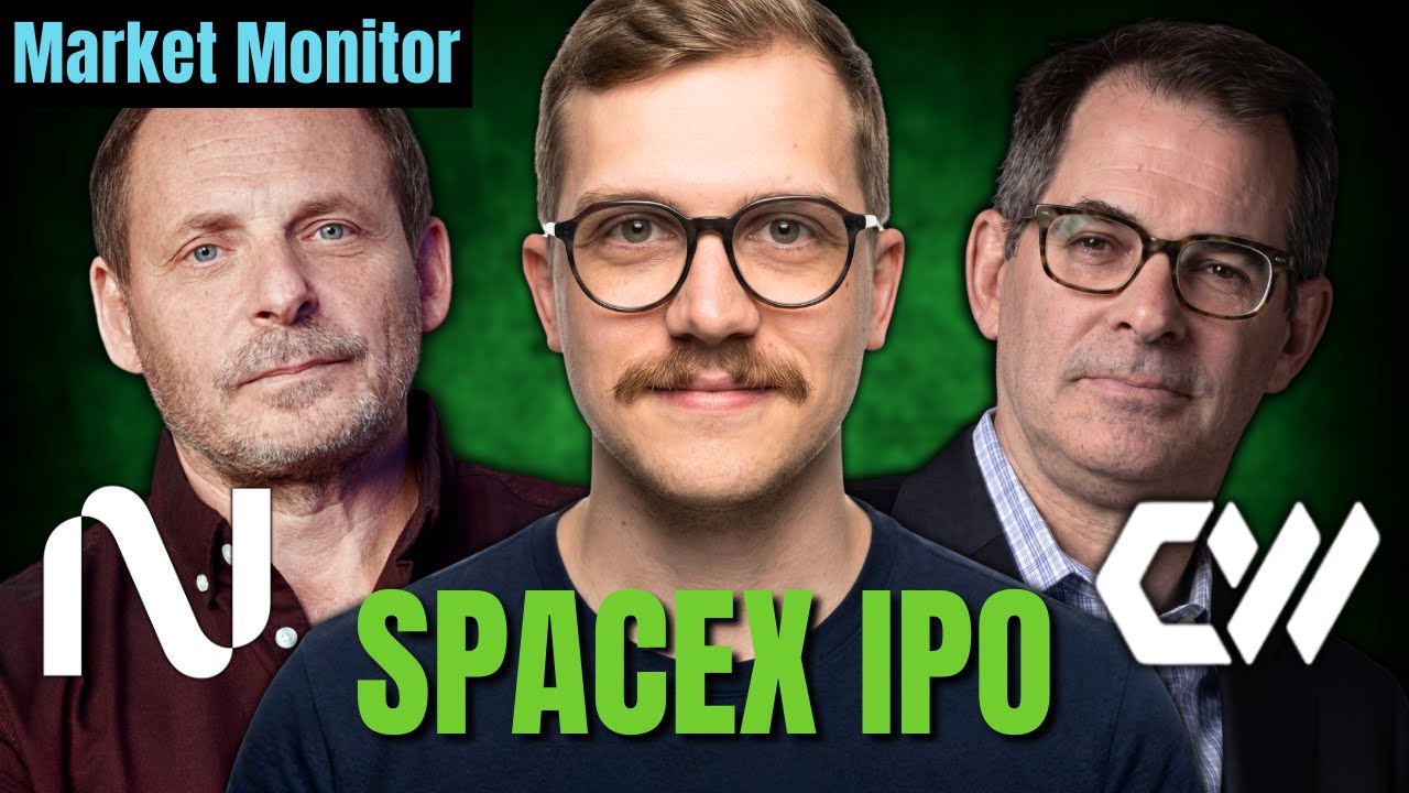 SpaceX IPO BOOMING, NBIS & CRWV Entering Nasdaq  | Market Monitor
