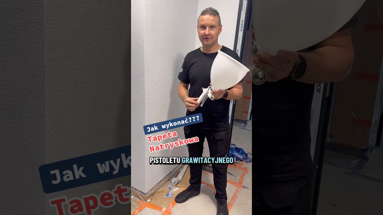 Jak wykonać tapetę natryskową GOTELE? Jaki sprzęt potrzebny? Czym zrobić natrysk i jak malować?
