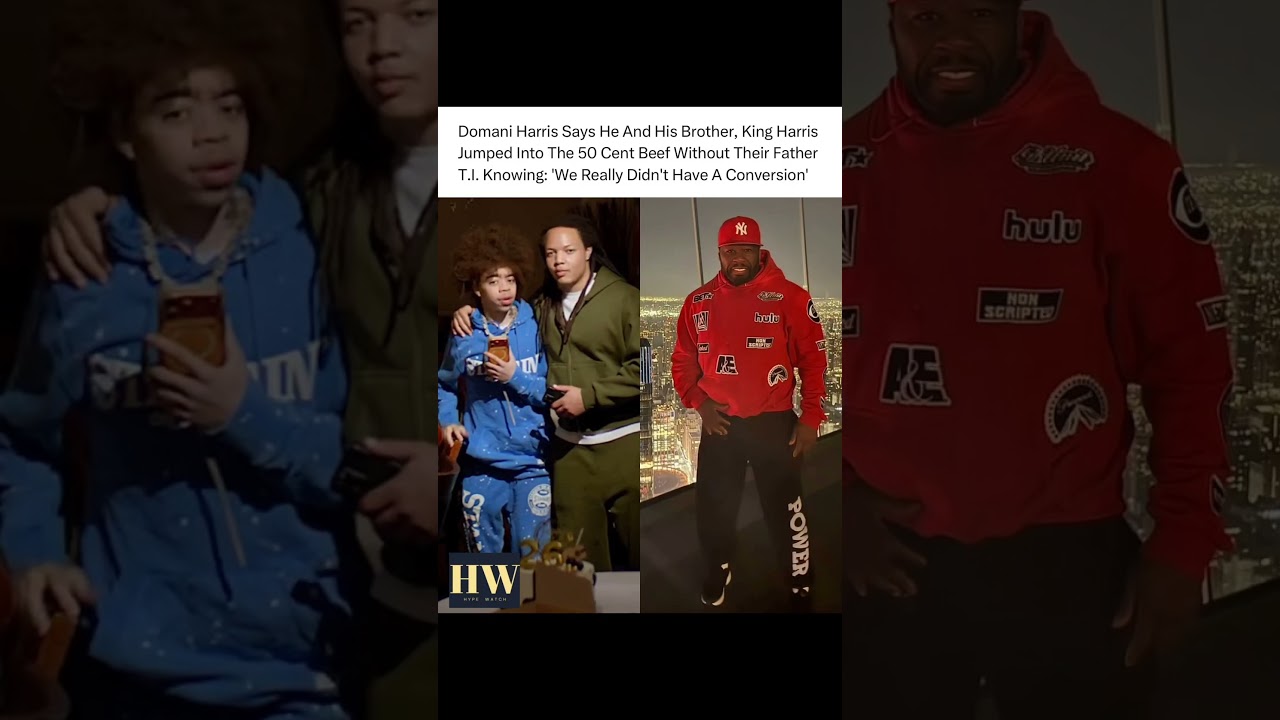 Domani & King Harris Jumped Into 50 Cent Beef&hellip;WITHOUT T.I. Knowing! #50cent #ti #shorts #viralvideo