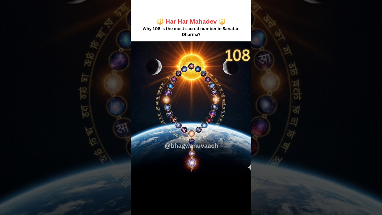 Why Mala Has 108 Beads? Hidden Science of Mantra Chanting #spiritualeducation #mantrachanting