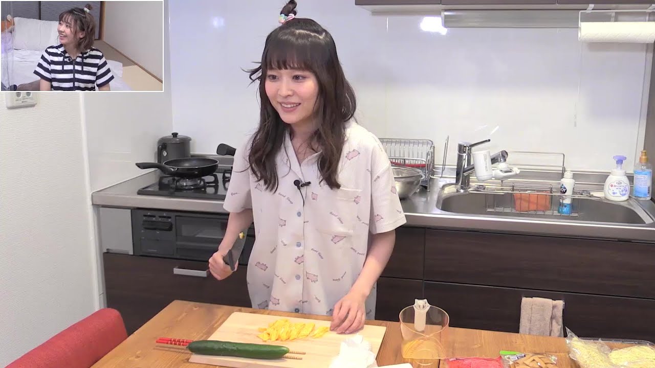 おやしょクックタイム！冷やし中華を作ろう 【桑原由気・高田憂希 ゆうきんち 切り抜き】