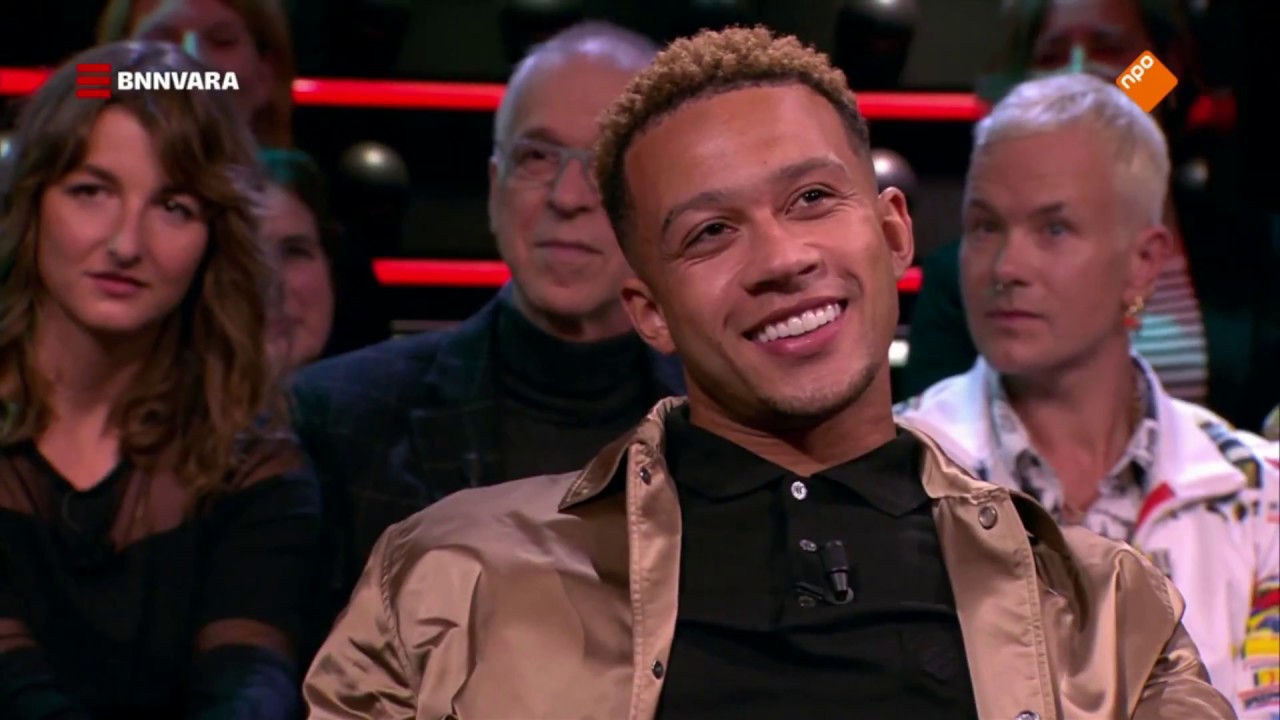 Memphis Depay & rapper Winne bij De Wereld Draait Door