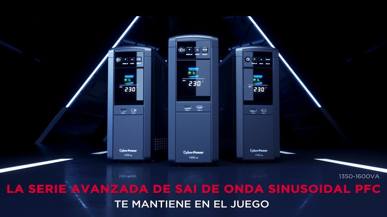 CyberPower Nuevo SAI de onda sinusoidal PFC (Versión para juegos.) Película Comercial del Producto