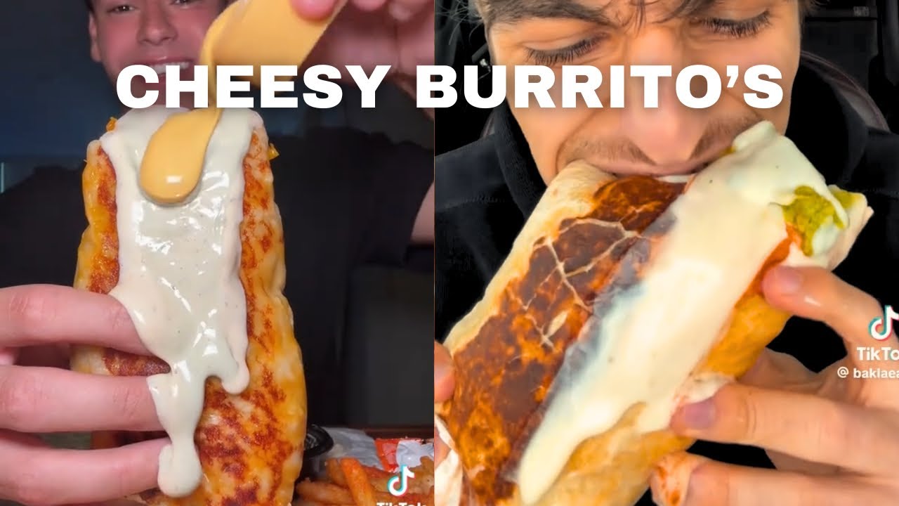 Most Satisfying Burrito Mukbang Compilation 🌯 (Cheesy, Juicy & Crunchy Bites) No Talking