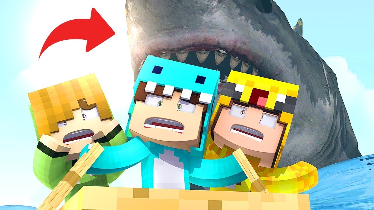 MILO es DEVORADO por un MEGALODON GIGANTE *no hay escape* 😱 MINECRAFT ROLEPLAY + ROBLOX