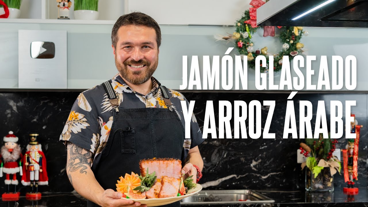 TE ENSEÑO A PREPRAR UN DELICIOSO JAMON GLASEADO CON ARROZ ARABE | GIACOMO BOCCHIO