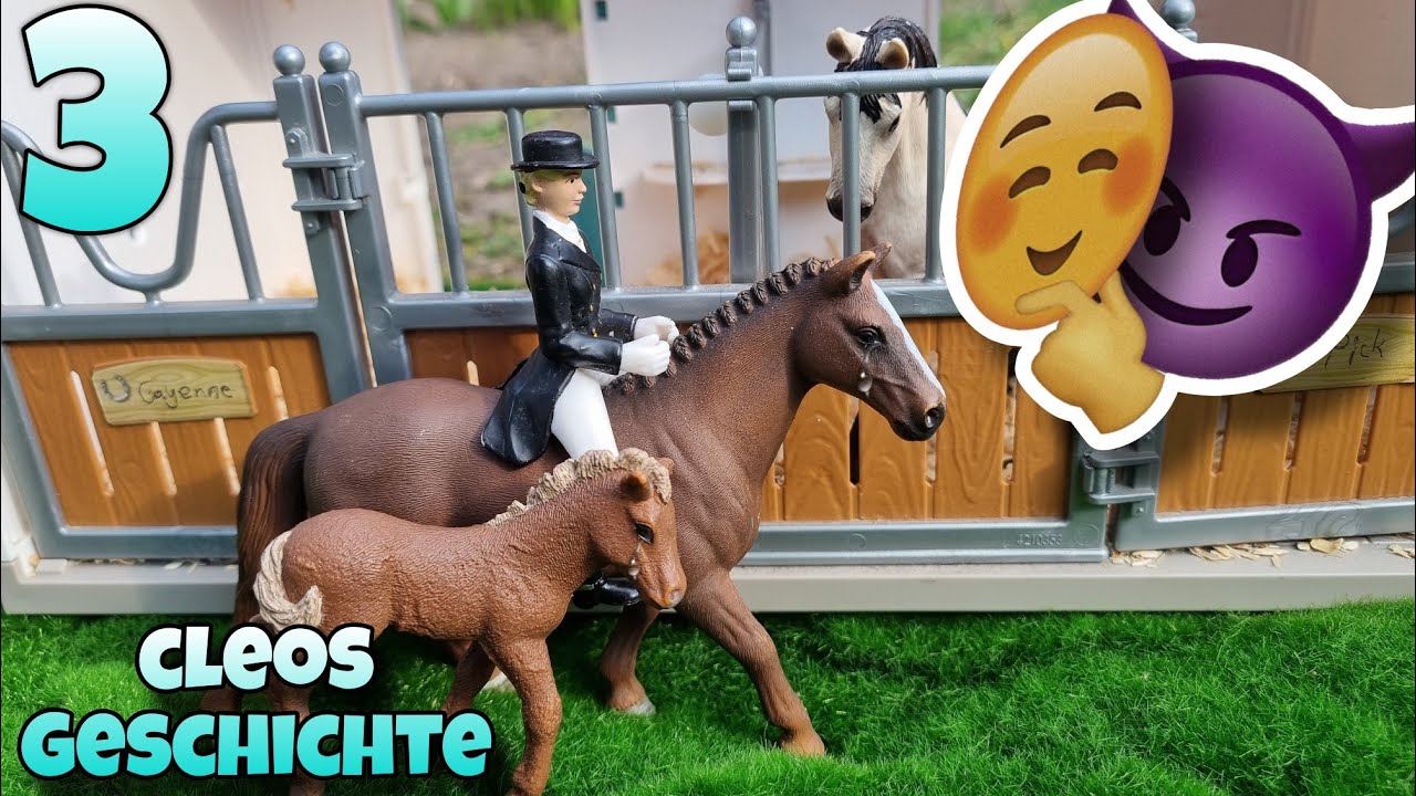 Die traurige Geschichte eines Dressurpferdes namens Cleo❤️😭Schleich|| TEIL 3
