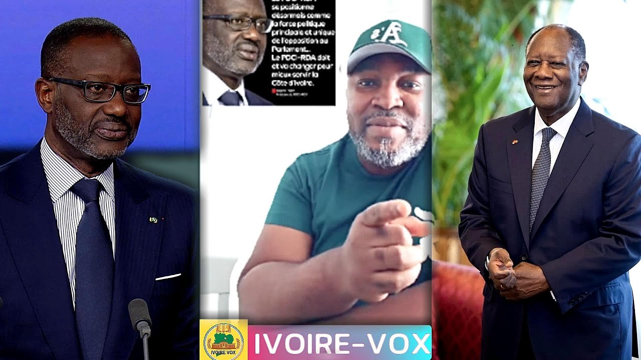 UNE VERITE ECLATE TIDJANE THIAM DANS LA MAIN DE DRAMANE OUATTARA