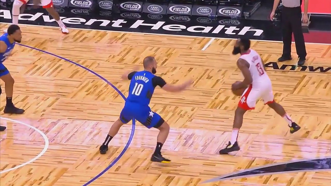 James Harden BULLIES Helpless Magic With Video Game 3 Point Shots In 54 Point Game! Rockets vs Magic