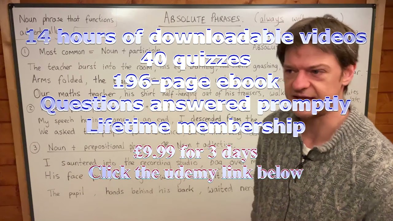 Absolute Phrases - MASTER ENGLISH LANGUAGE - &pound;13.99
