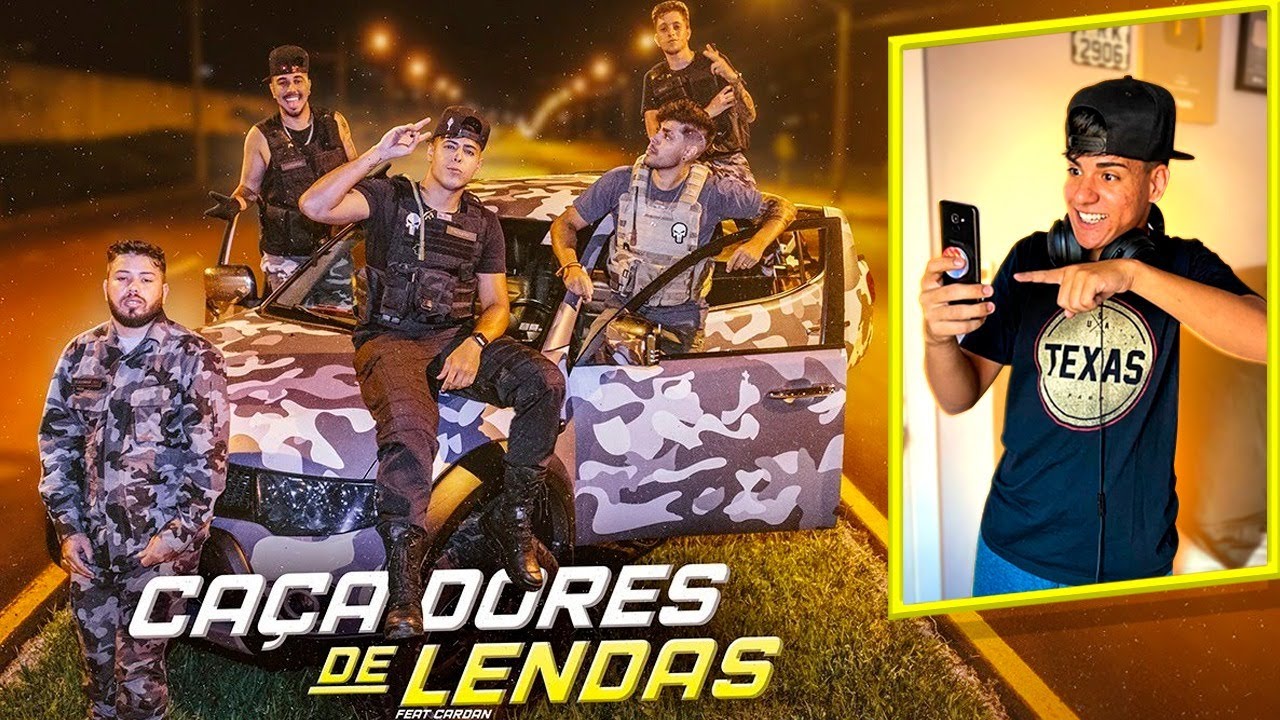 REAGINDO A MÚSICA DOS MEUS AMIGOS *CAÇADORES DE LENDAS* !!