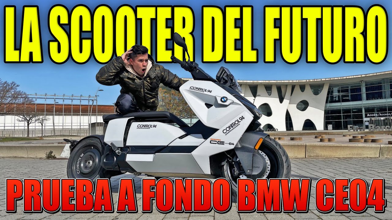 PRUEBA BMW CE04 - ASI ES LA SCOOTER ELECTRICA MAS AVANZADA DEL MOMENTO (MOTOVLOG CON PROS & CONTRAS)