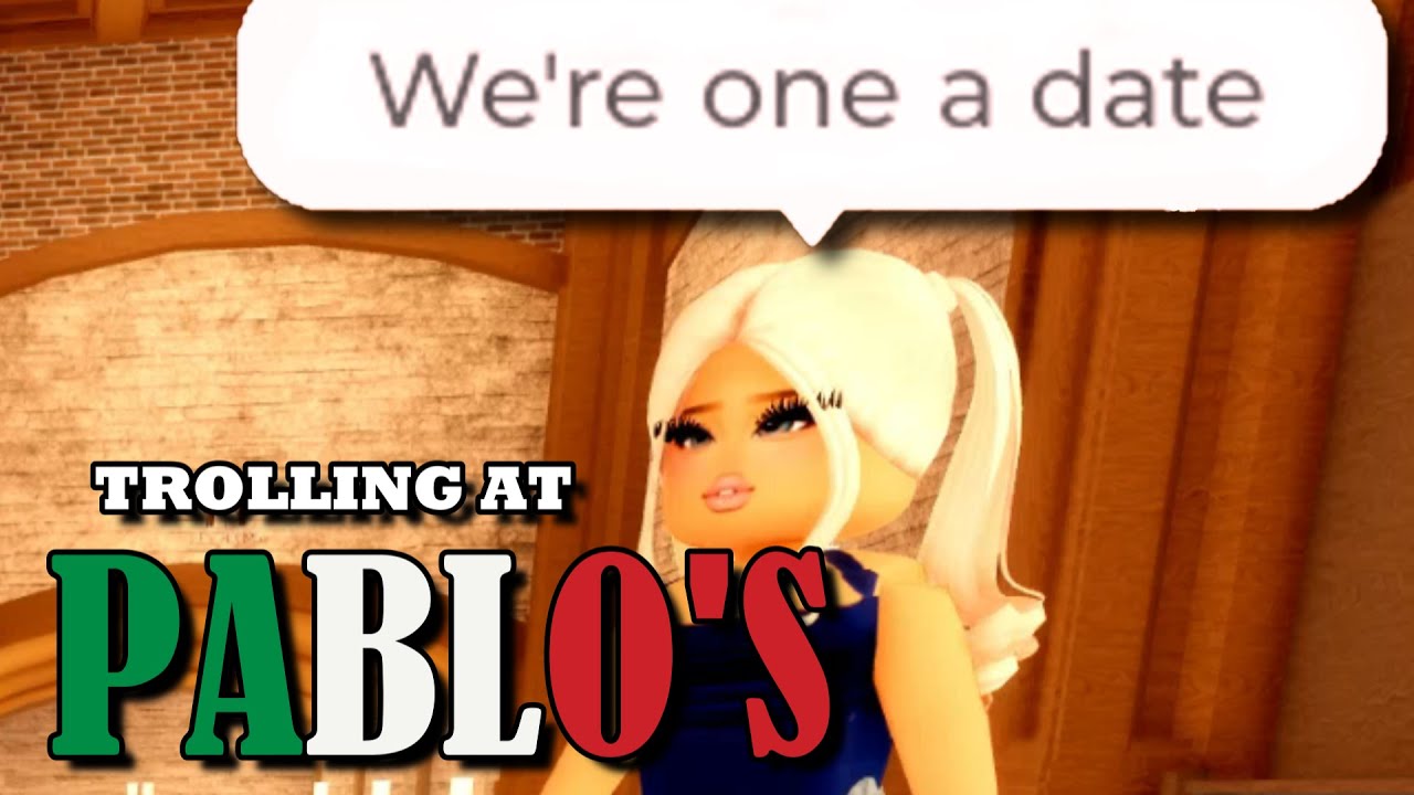 THE HOLIDAY SEASON AT PABLO'S | Trolling at Pablo's Italian Restaurant | ROBLOX