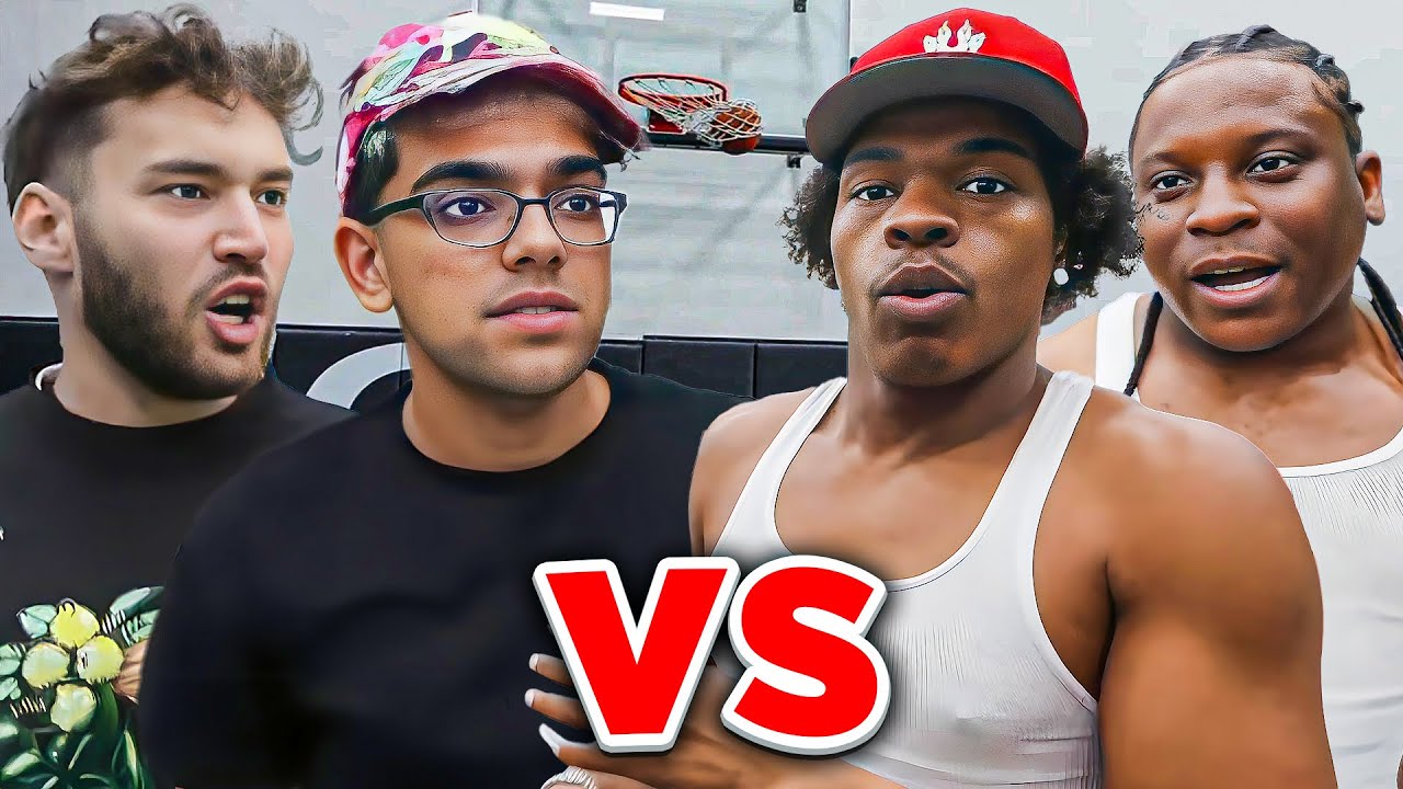 Ставки на баскетбол 2 на 2: N3on и Adin Ross против Lil Baby и Ced!