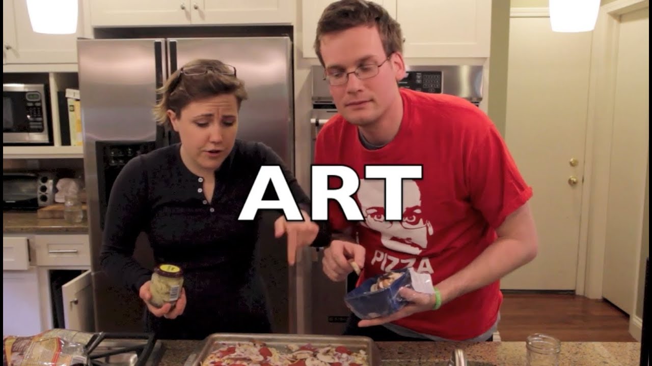 My Drunk Kitchen ft. John Green: PIZZA!