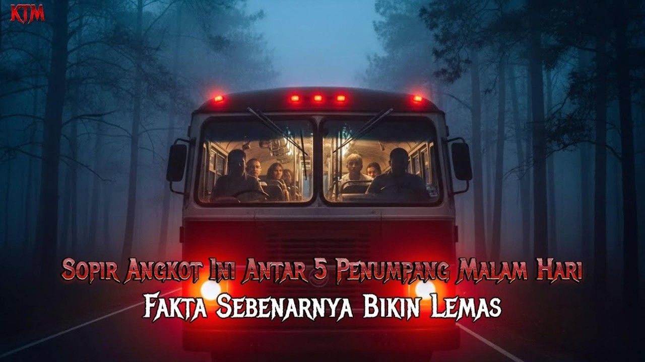 Sopir Angkot Antar 5 Penumpang Malam Hari, Fakta yang Bikin Lemas!