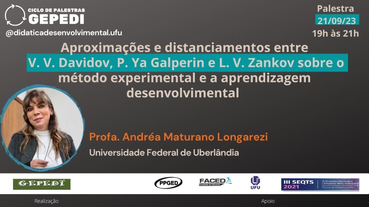 Aproximações e distanciamentos entre V.V Davidov, P. Ya Galperin e L.V. Zankov