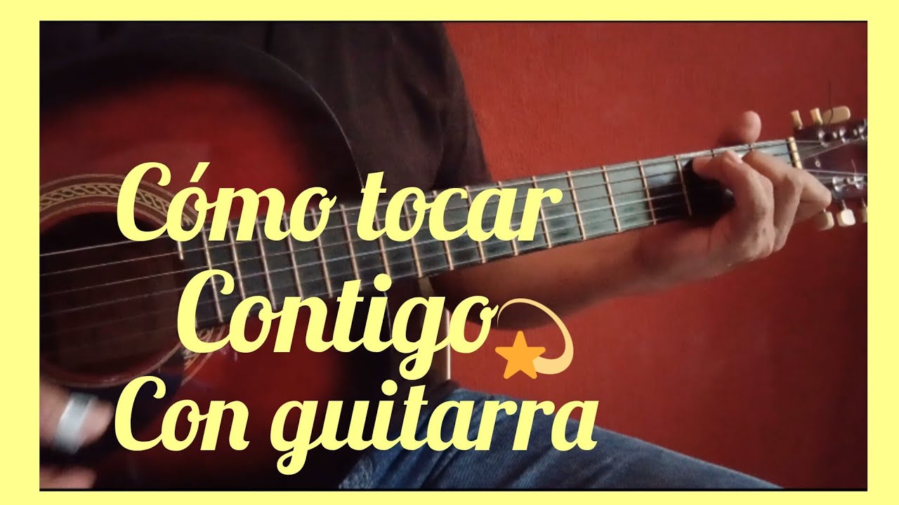 Cómo tocar (  Contigo ) Versión los panchos con guitarra 🇲🇽
