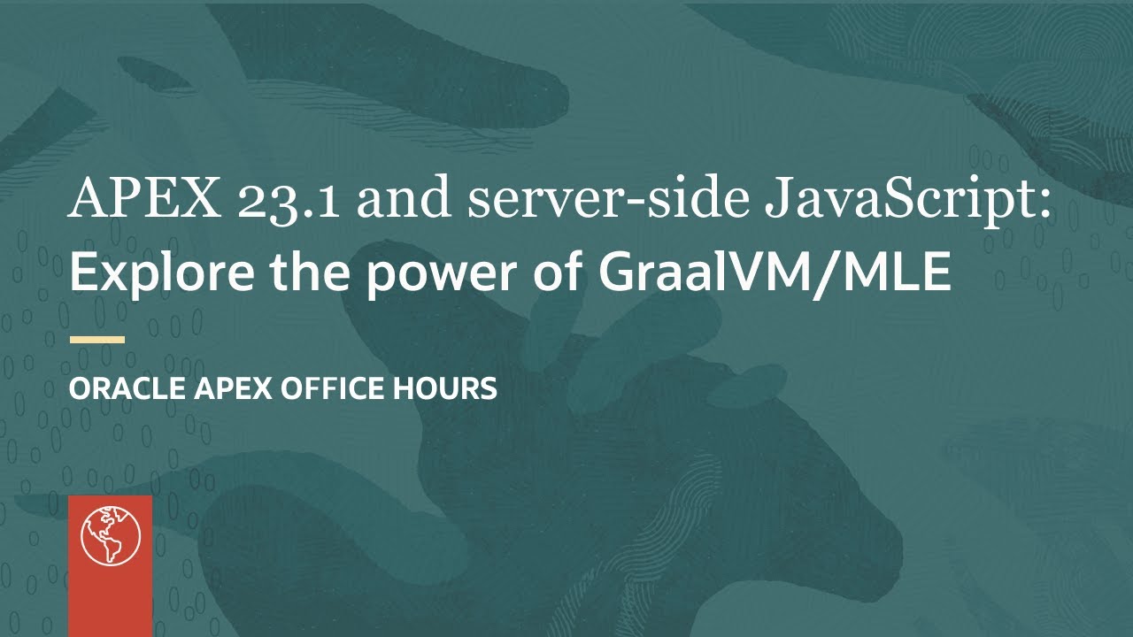 APEX 23.1 and server-side JavaScript: Explore the power of GraalVM/MLE