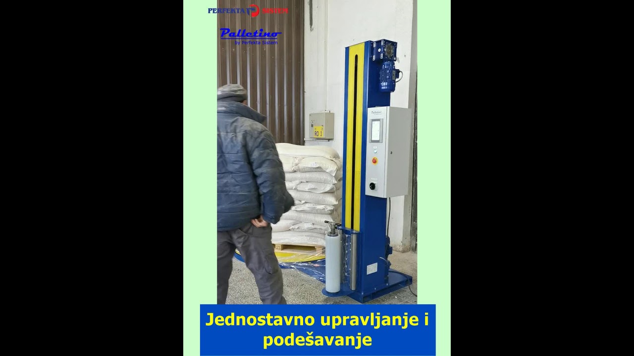 Palletino MB-2 , mašina za strečovanje paleta ( strečerica , paletizer ) , www.palletino.rs