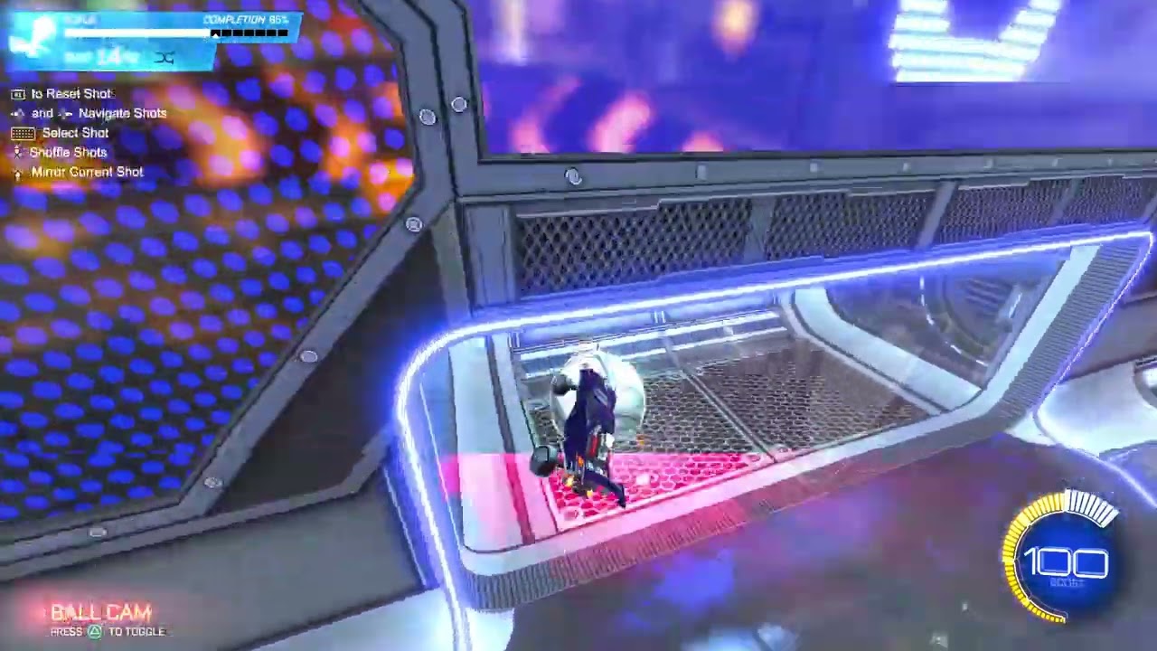 Rocket League goal keeper training