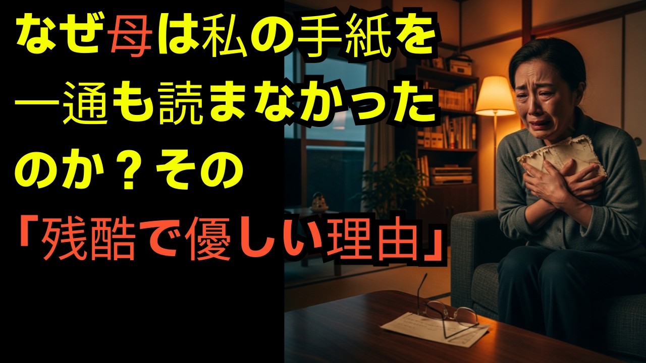 なぜ母は私の手紙を一通も読まなかったのか？その「残酷で優しい理由」