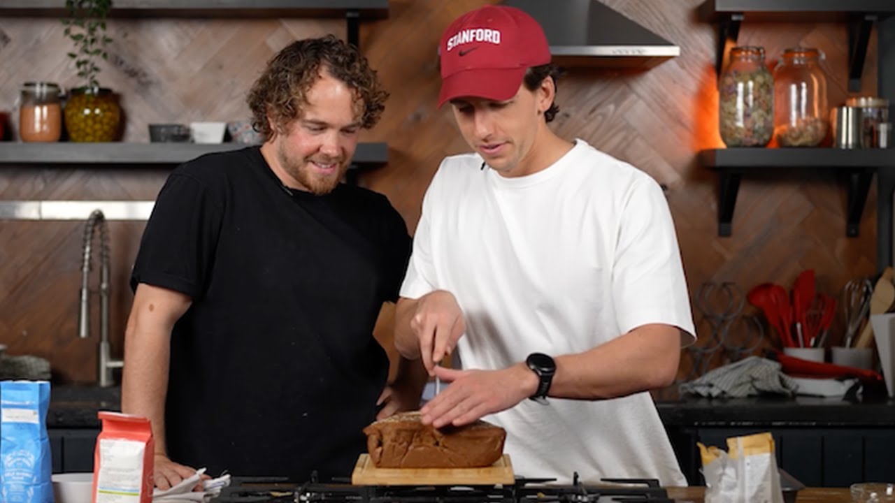 JOSH BAKER GETS BAKING ON HOMECOOKED WITH ROSSI. MAKING BANANA BREAD & PISTACHIO COOKIES