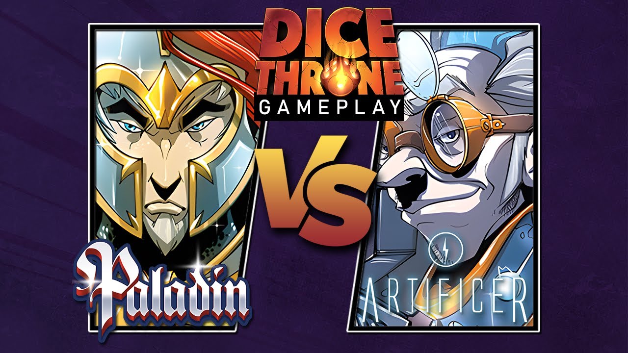 Dice Throne Duel Gameplay | Paladin vs Artificer