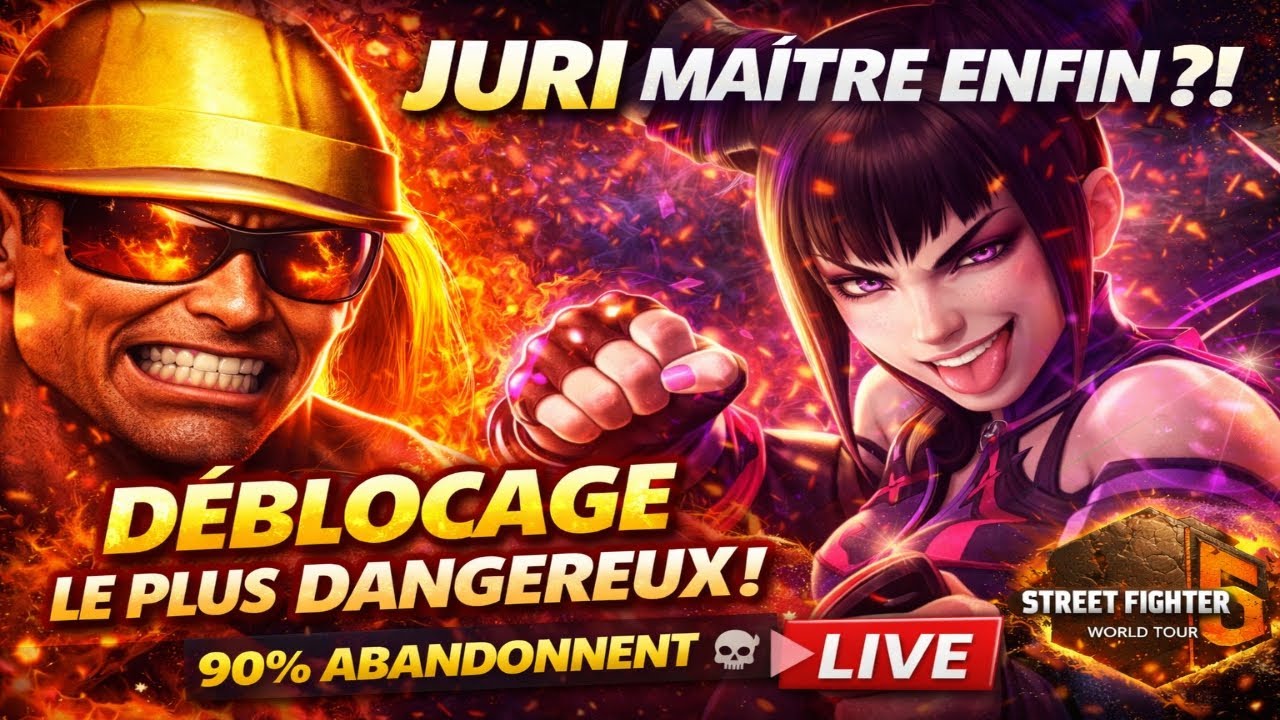 🔥 JURI MAÎTRE ENFIN ?! Le Déblocage le Plus DANGEREUX – Street Fighter 6 LIVE