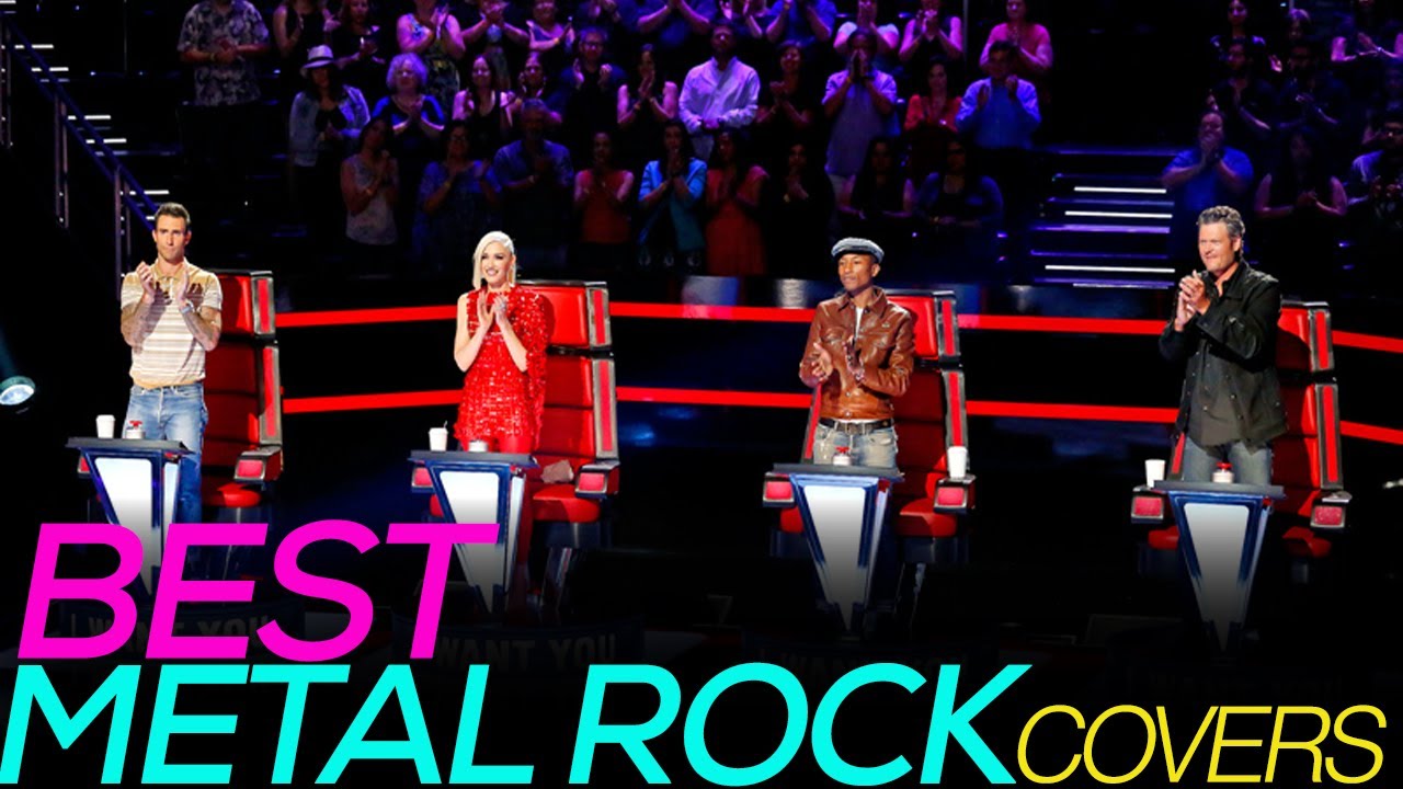BEST METAL ROCK COVERS ON THE VOICE | TOP 5 AUDITIONS
