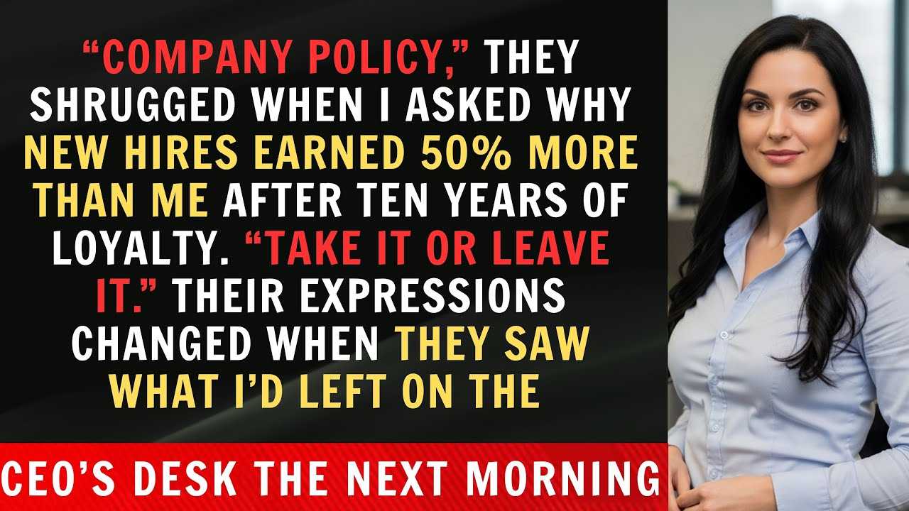10 Years of Loyalty, Then They Paid New Hires 50% More — What I Did Next Shook Everyone