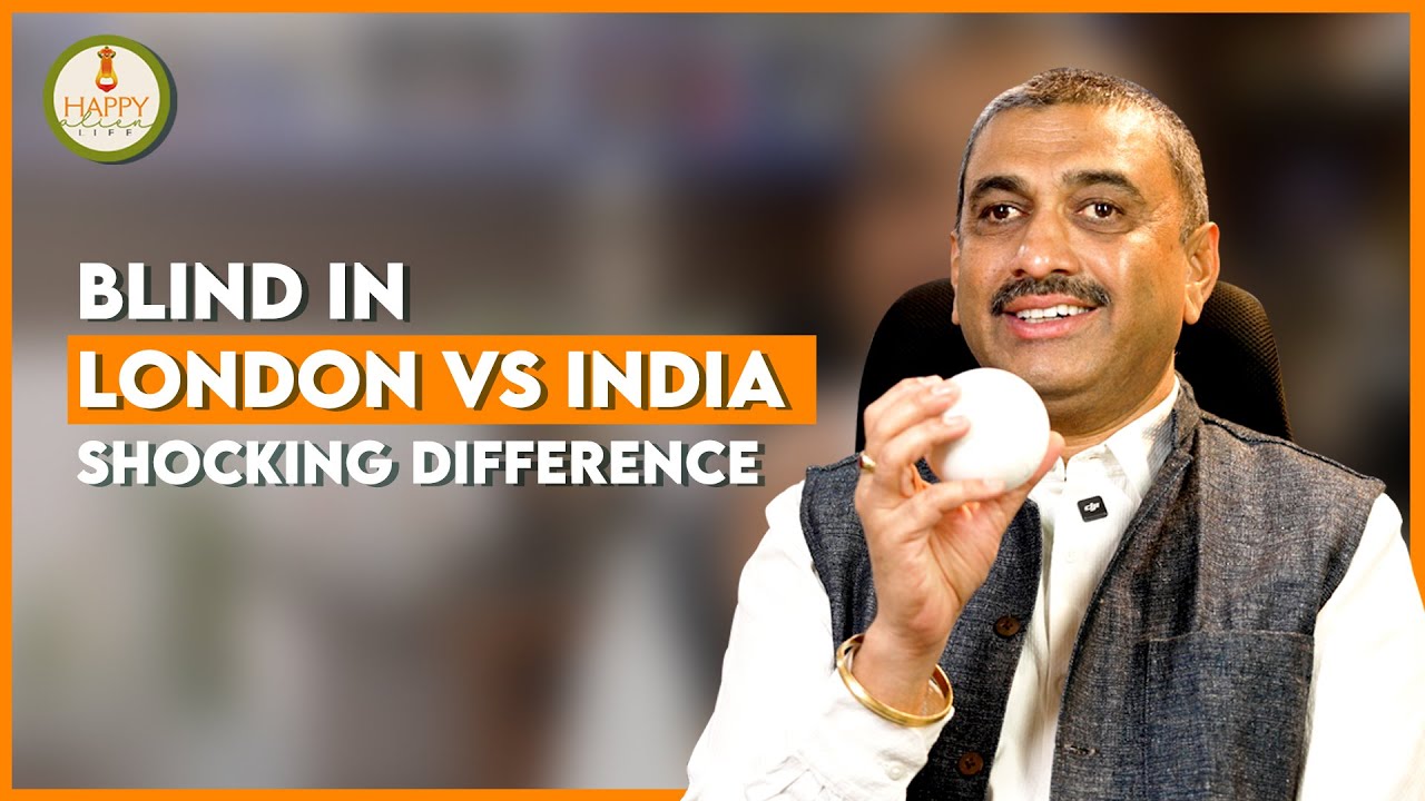 Blind in London vs India— Shocking Difference | Dr. Mahantesh | @Happy Alien Life with Aavriti