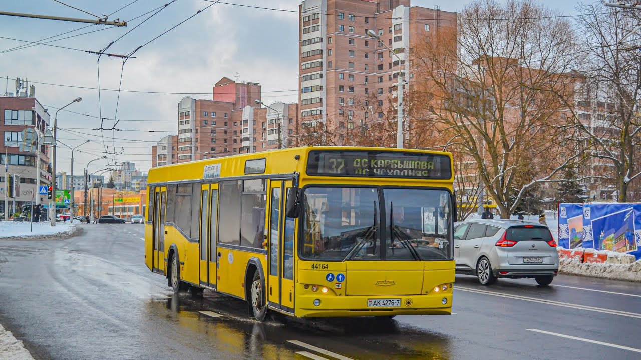 ПОЕЗДКА в автобусе МАЗ-103.465 (ГОС.№АК 4276-7) маршрут №37