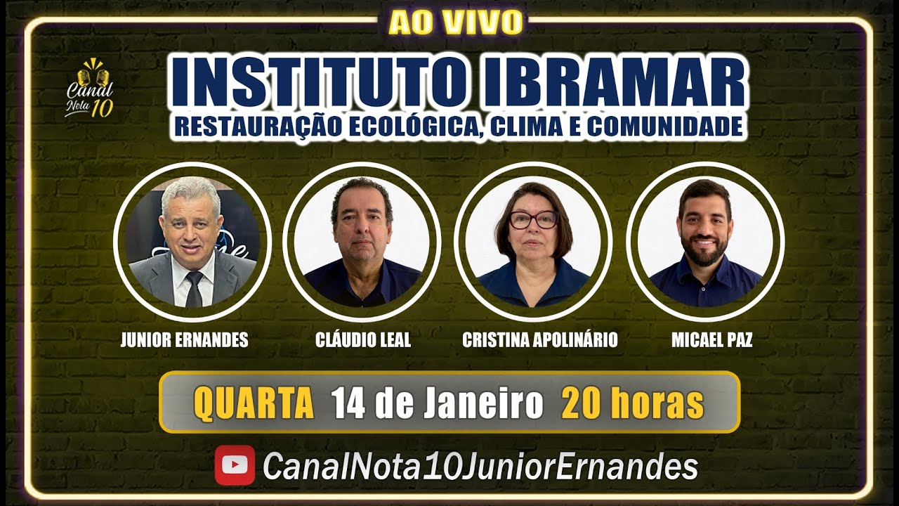 Instituto IBRAMAR - restauração ecológica, clima e comunidade