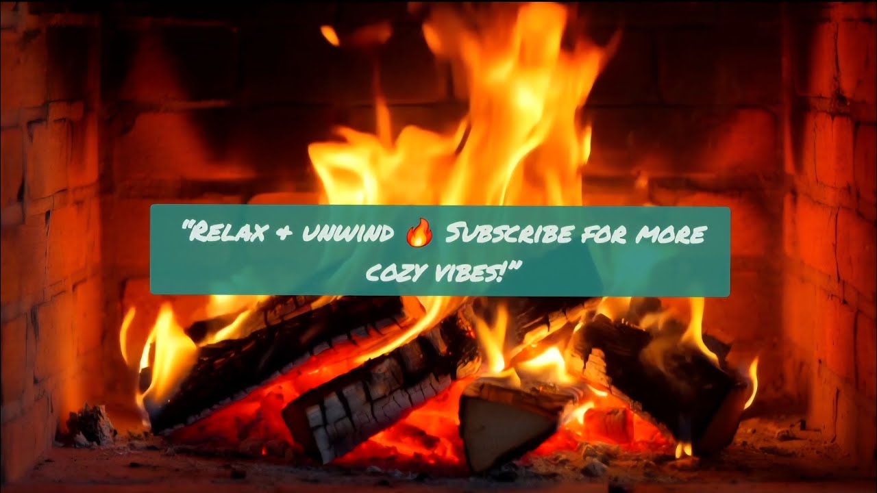  🔥 6 Hours Cozy Fireplace 4K 🔥| Crackling Fire, Relax • Sleep • Study. Winter Cabin Ambience #relax 