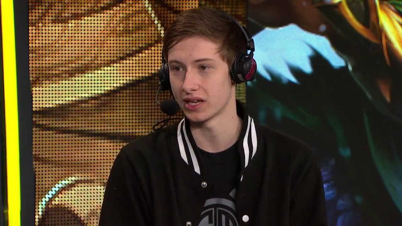 TSM Bjergsen talks about game vs Cloud 9 and OddOne taking his MVP | W4D1 S4 NA LCS Spring 2014