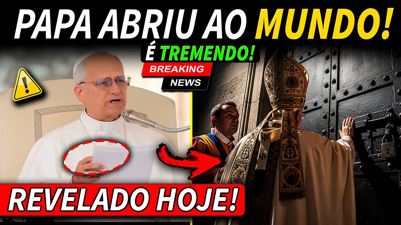 ⚠️Papa Leão XIV FALA sobre a Profecia de Leão 13 e Deixa Fiéis em ALERTA!