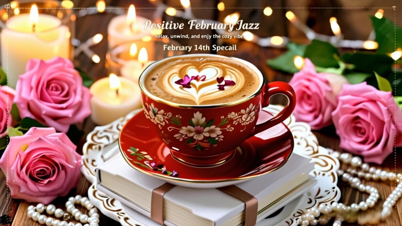 Positive February Jazz ☕ Sweet Spring Jazz & Smooth Bossa Nova for Relax Study Work