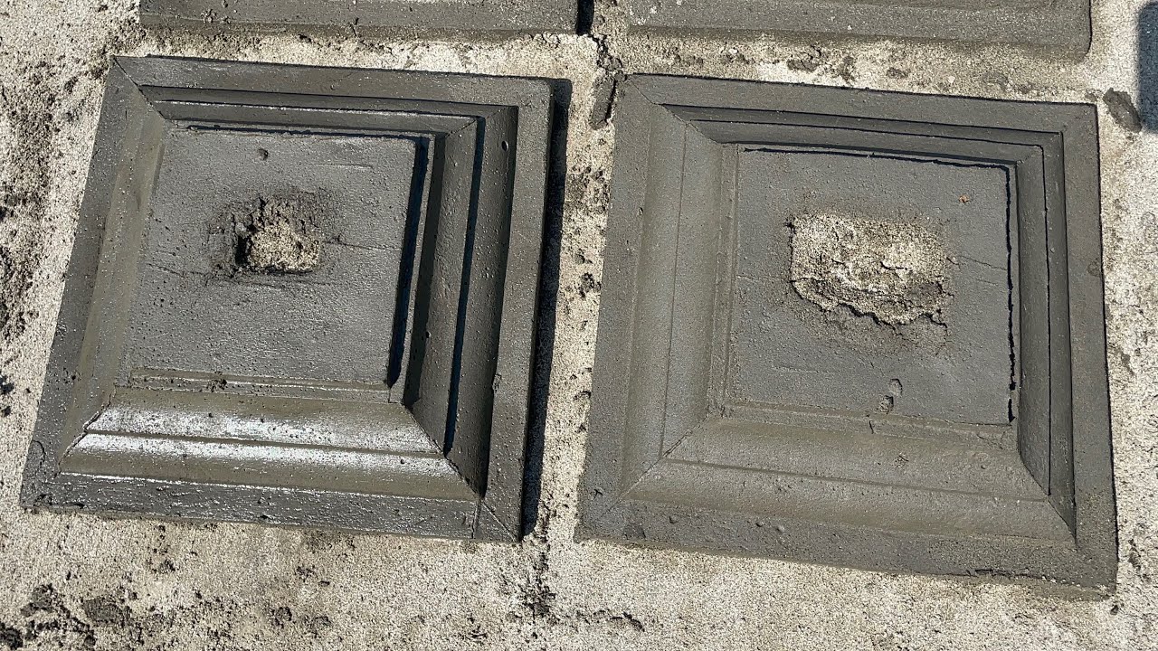 Molding Pillar Cap Construction Using Cement, Gravel and Sand || Cement Craft