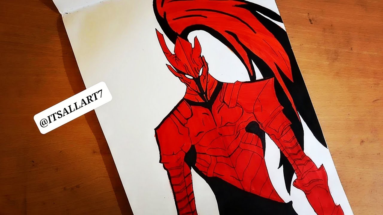 Drawing - igris solo leveling full body// speed drawing - igris solo leveling full body//