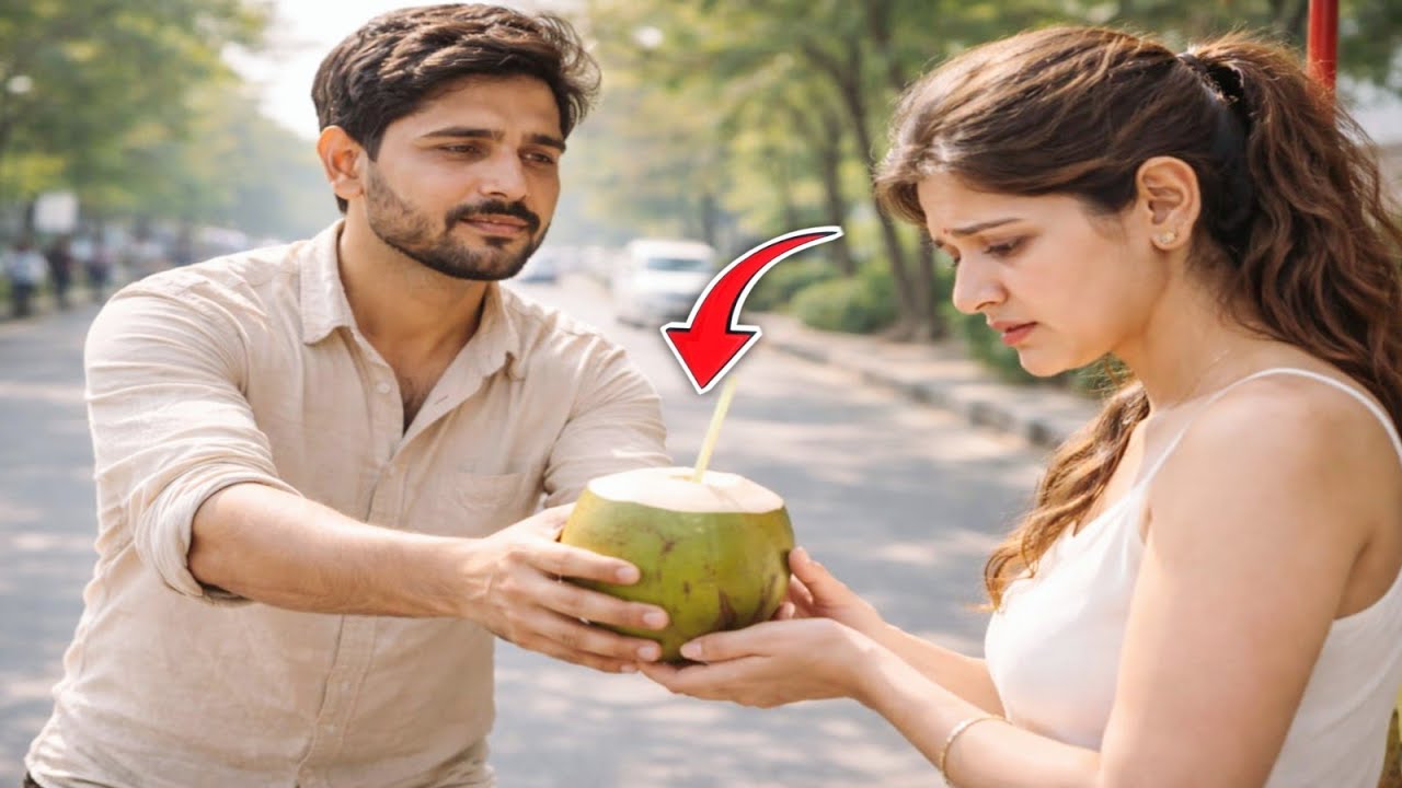 “जिसे गरीबी समझकर ठुकराया, वही नारियल पानी बेचकर किस्मत जीत गया” फिर जो हुआ 🥰🥹