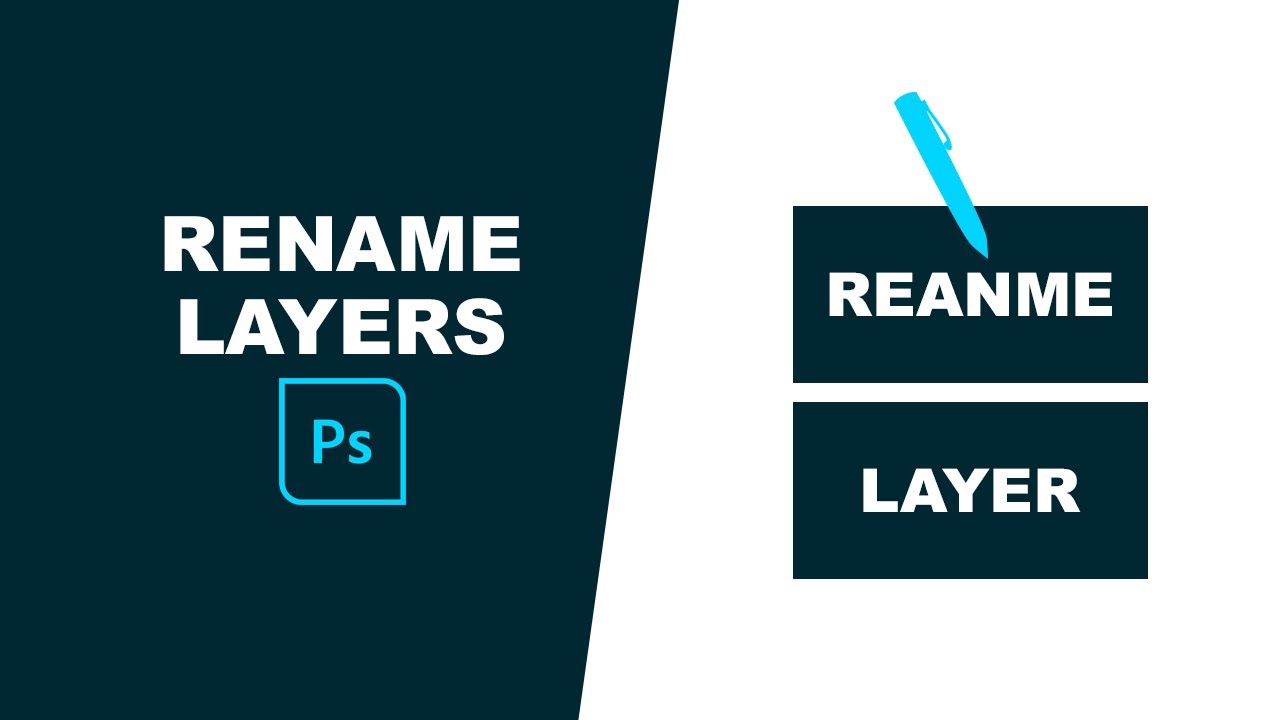 rename layers in Photoshop